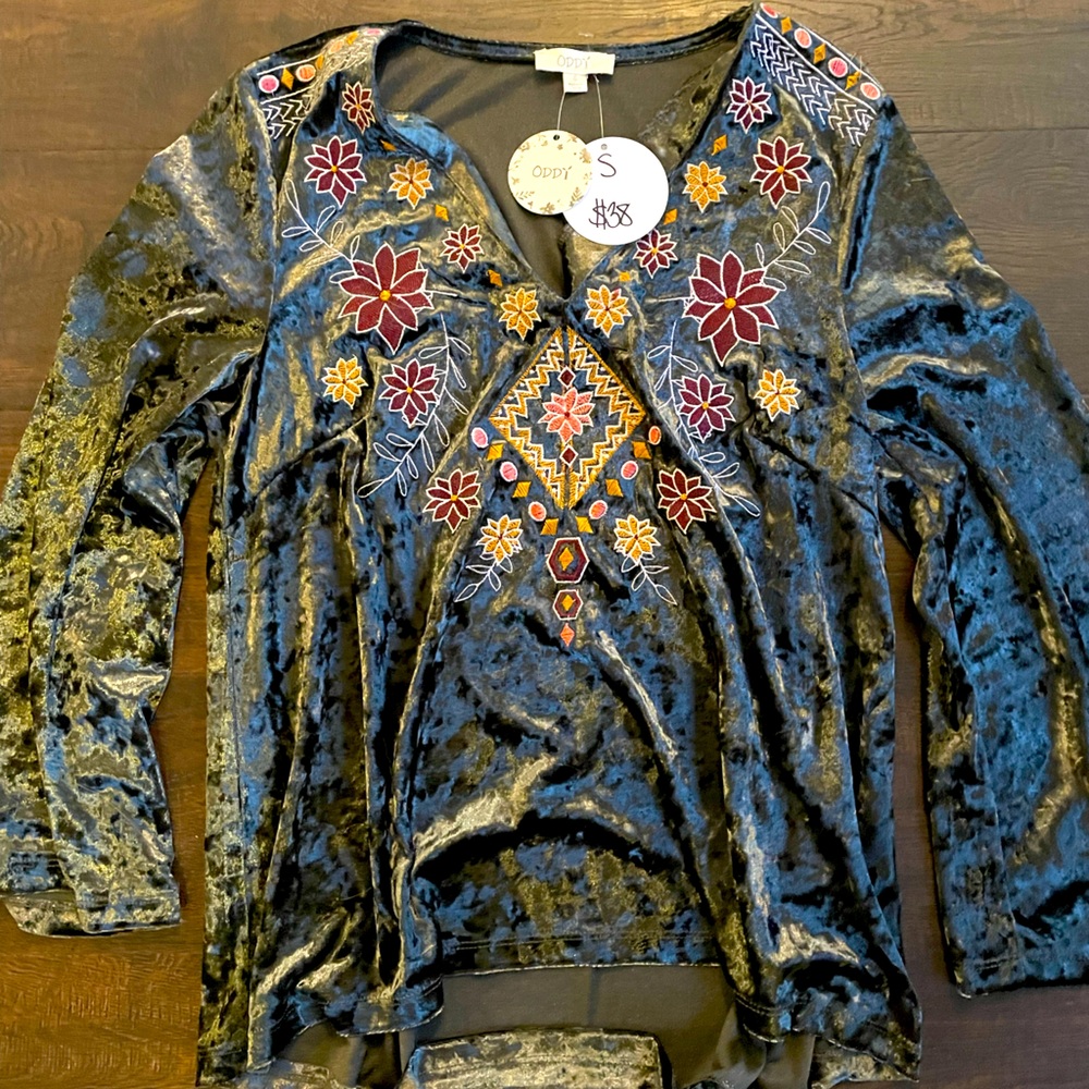 Velvet Blouse